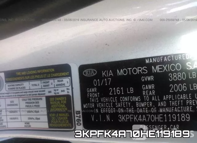 3KPFK4A70HE119189 фото 9