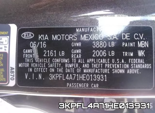3KPFL4A71HE013931 фото 10
