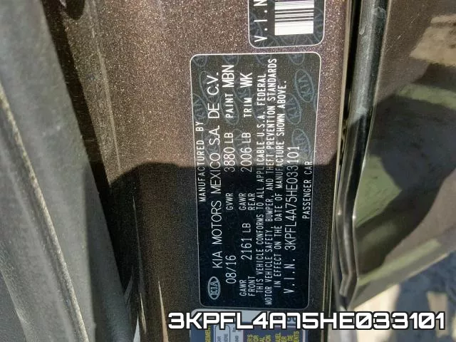 3KPFL4A75HE033101 фото 2
