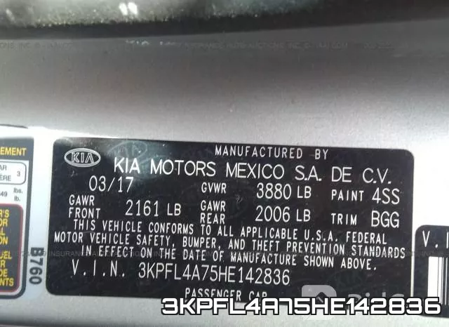 3KPFL4A75HE142836 фото 10