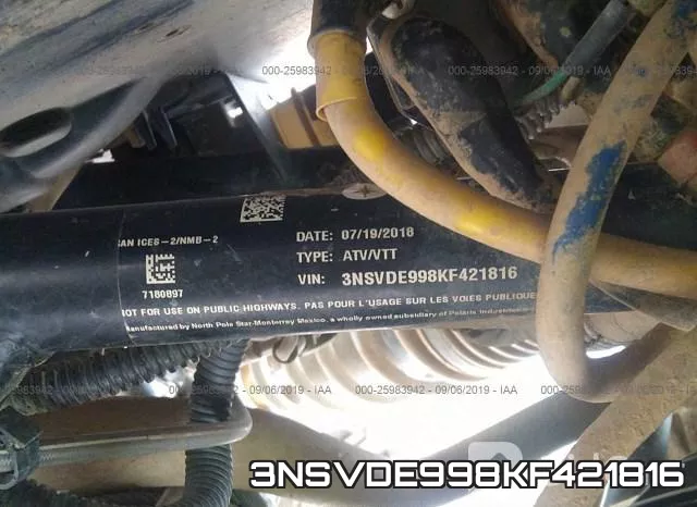 3NSVDE998KF421816 фото 2