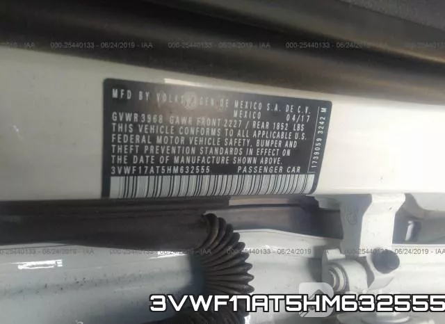 3VWF17AT5HM632555 фото 10