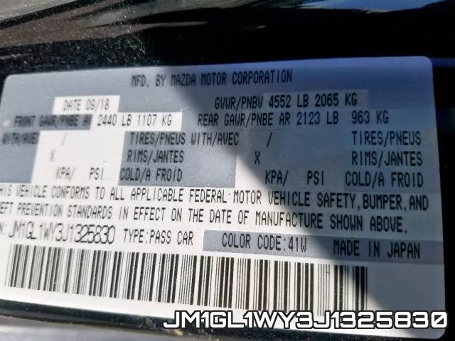 JM1GL1WY3J1325830 фото 2