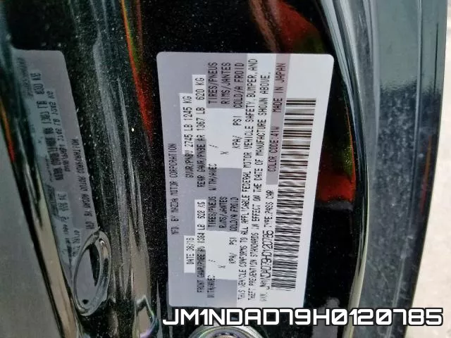 JM1NDAD79H0120785 фото 2