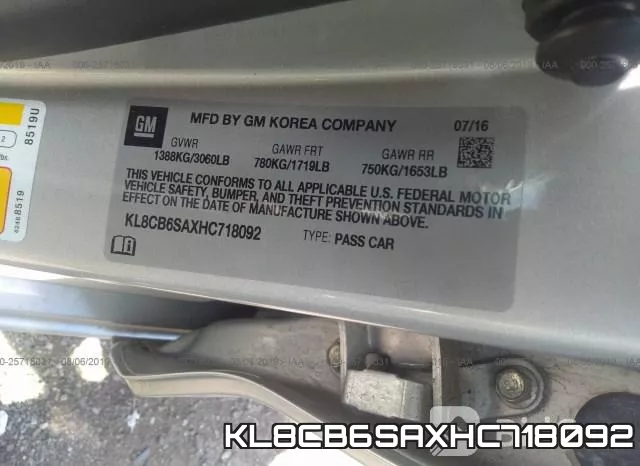 KL8CB6SAXHC718092 фото 10