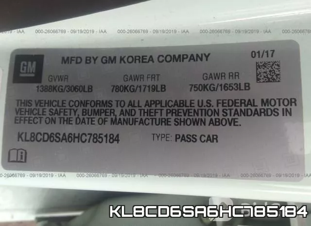 KL8CD6SA6HC785184 фото 10