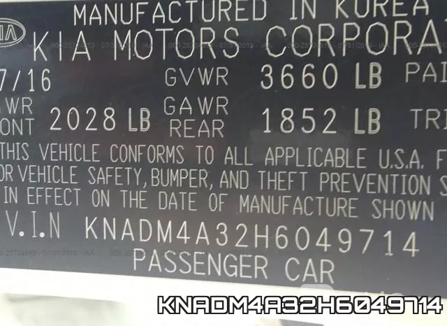 KNADM4A32H6049714 фото 10