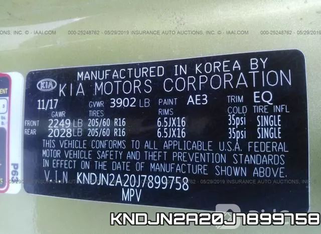 KNDJN2A20J7899758 фото 10