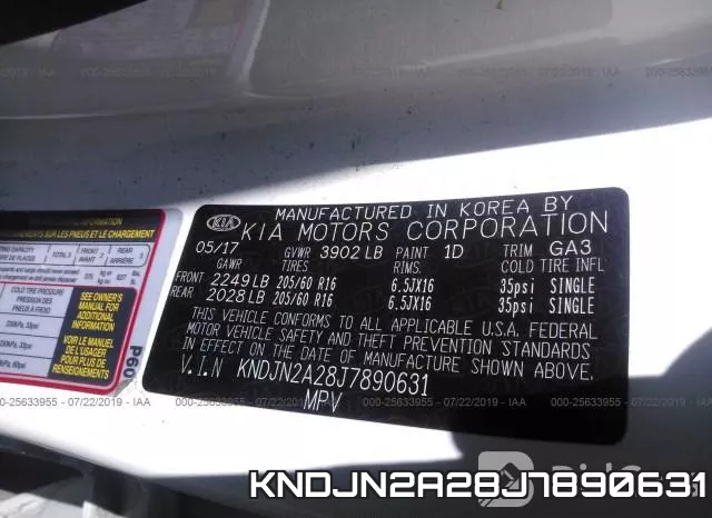 KNDJN2A28J7890631 фото 10