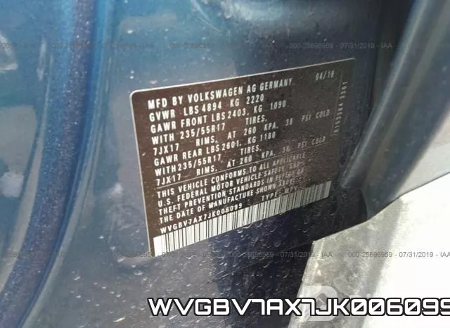 WVGBV7AX7JK006099 фото 10
