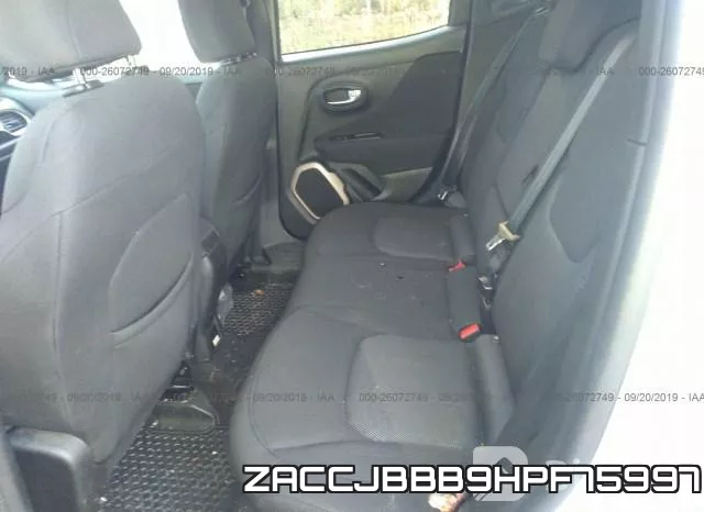 ZACCJBBB9HPF75997 фото 9