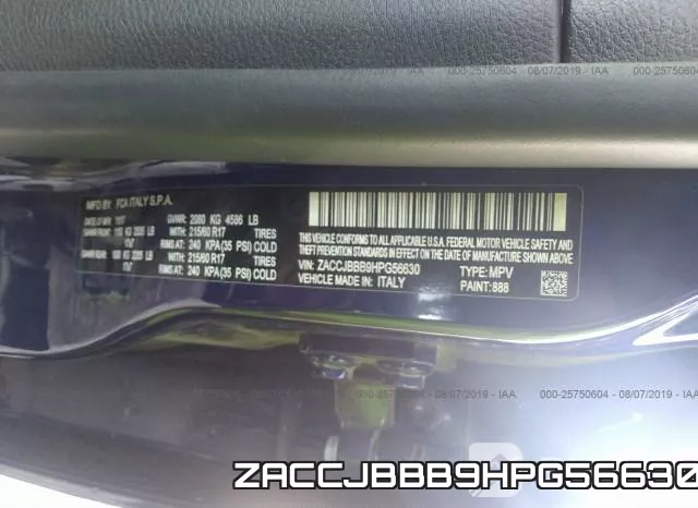 ZACCJBBB9HPG56630 фото 10