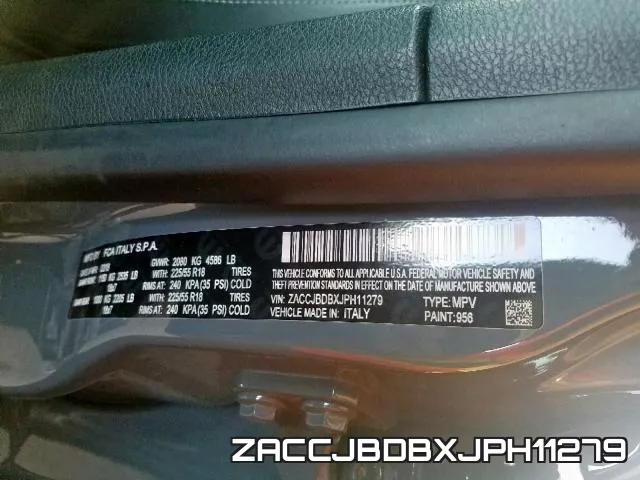 ZACCJBDBXJPH11279 фото 2