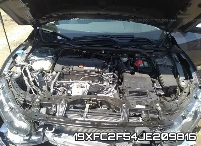 19XFC2F54JE209816 фото 2