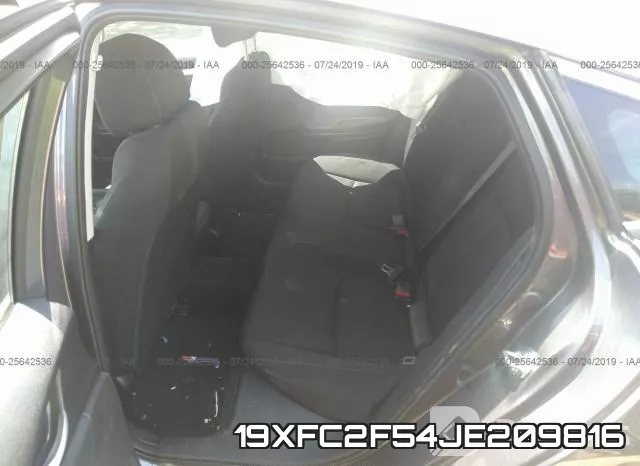 19XFC2F54JE209816 фото 9