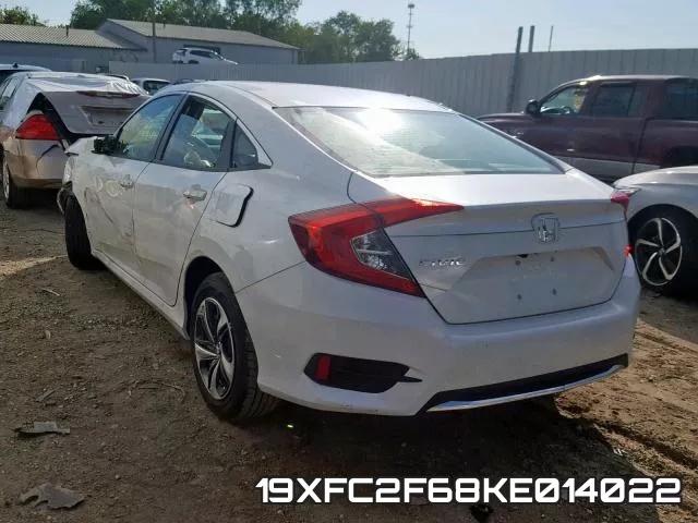 19XFC2F68KE014022 фото 4