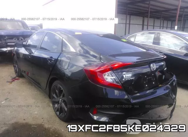 19XFC2F85KE024329 фото 4