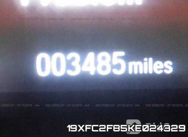 19XFC2F85KE024329 фото 8