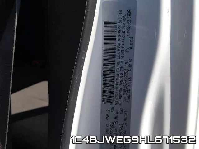 1C4BJWEG9HL671532 фото 2