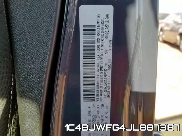 1C4BJWFG4JL887387 фото 2