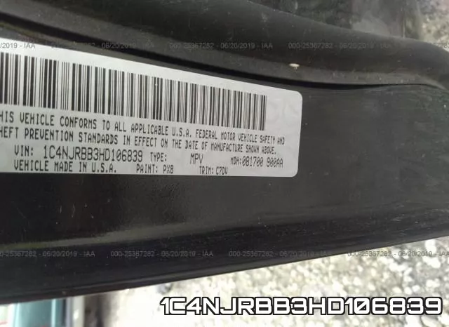 1C4NJRBB3HD106839 фото 10