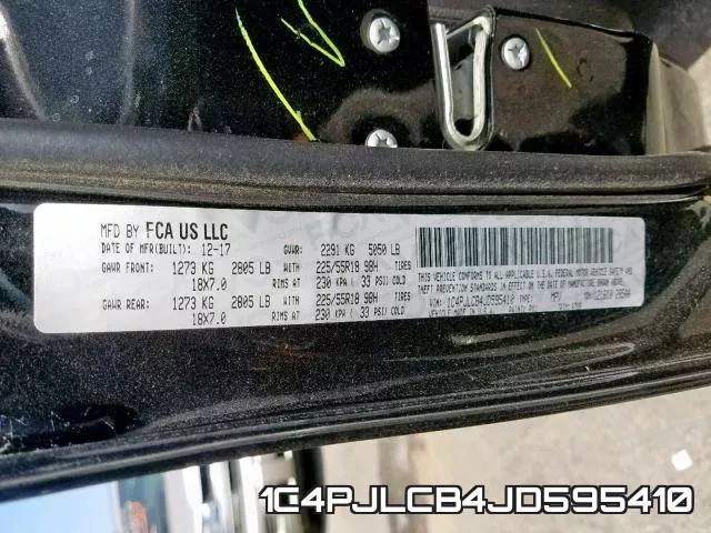 1C4PJLCB4JD595410 фото 2