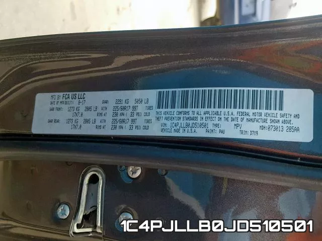 1C4PJLLB0JD510501 фото 2