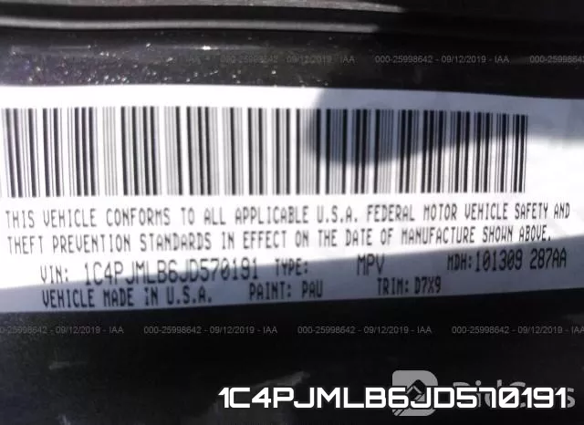 1C4PJMLB6JD570191 фото 10