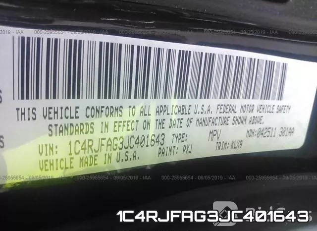 1C4RJFAG3JC401643 фото 10
