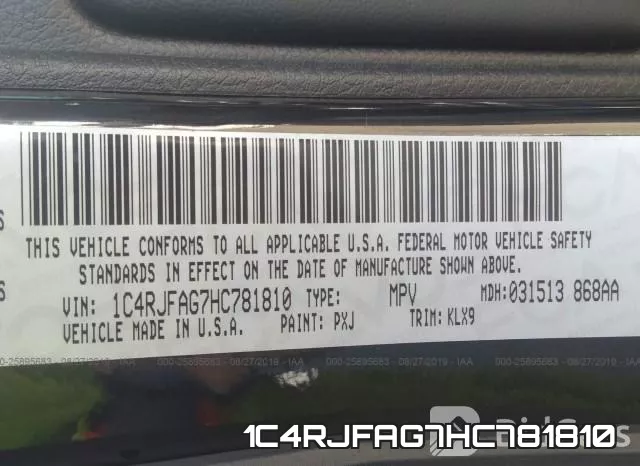 1C4RJFAG7HC781810 фото 10