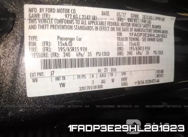 1FADP3E29HL281823 фото 10