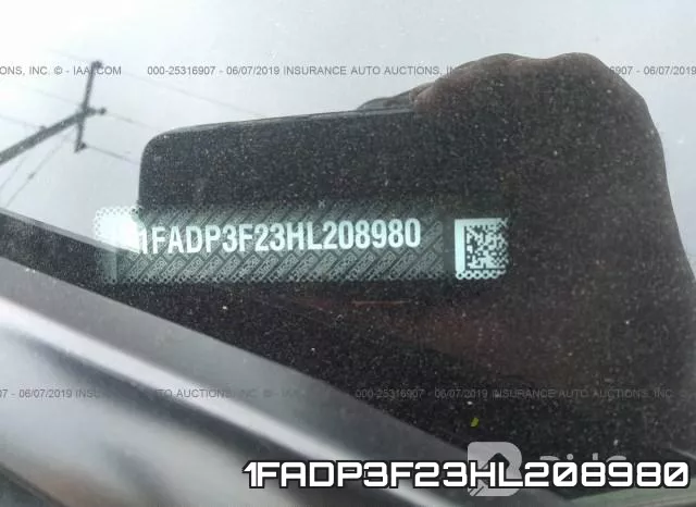 1FADP3F23HL208980 фото 10