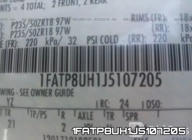 1FATP8UH1J5107205 фото 10