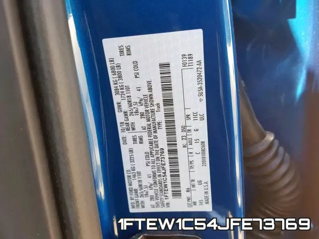 1FTEW1C54JFE73769 фото 2