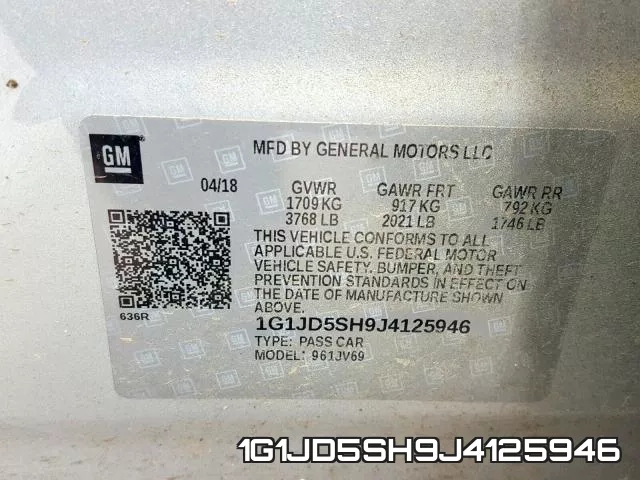 1G1JD5SH9J4125946 фото 2