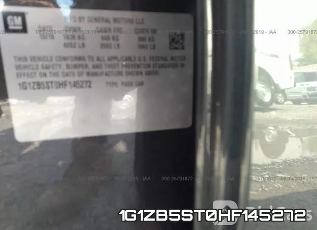 1G1ZB5ST0HF145272 фото 10