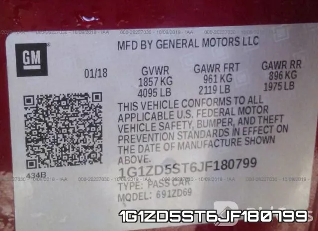 1G1ZD5ST6JF180799 фото 10