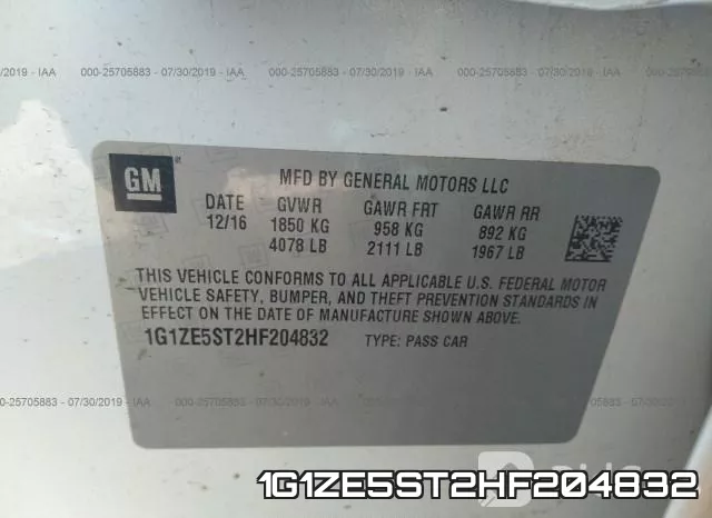 1G1ZE5ST2HF204832 фото 10