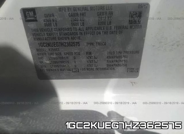 1GC2KUEG7HZ362575 фото 10