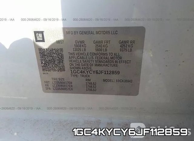 1GC4KYCY6JF112859 фото 10