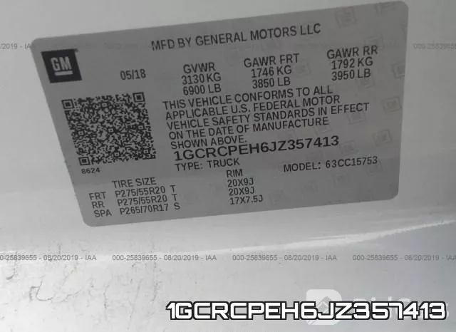 1GCRCPEH6JZ357413 фото 10