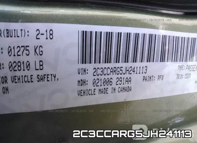 2C3CCARG5JH241113 фото 10