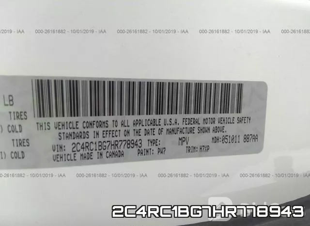 2C4RC1BG7HR778943 фото 10