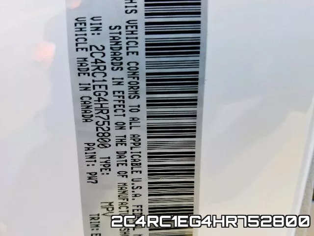 2C4RC1EG4HR752800 фото 2