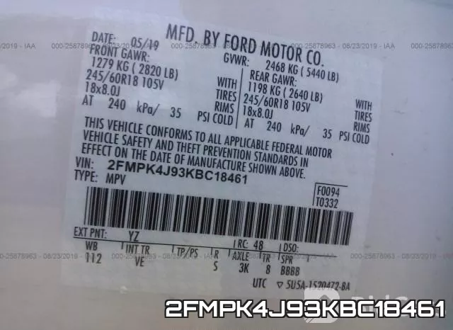 2FMPK4J93KBC18461 фото 10