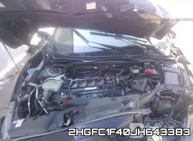 2HGFC1F40JH643383 фото 2