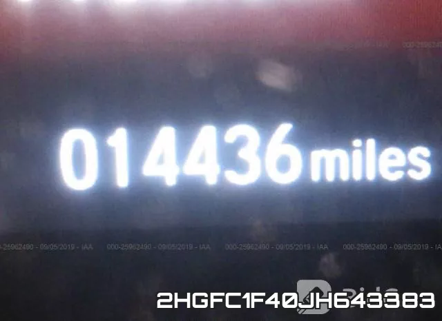 2HGFC1F40JH643383 фото 8