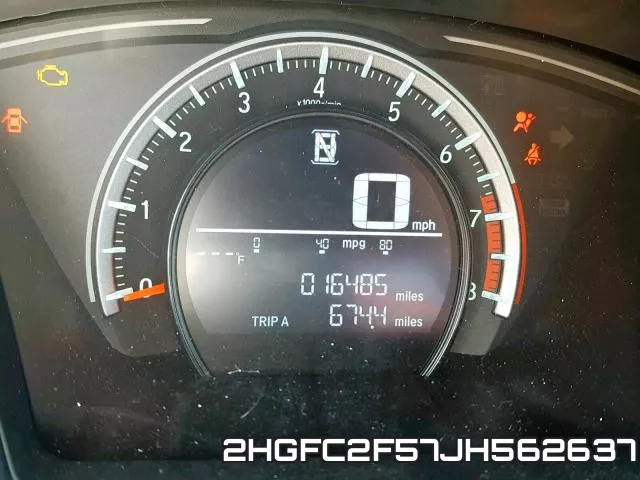 2HGFC2F57JH562637 фото 9