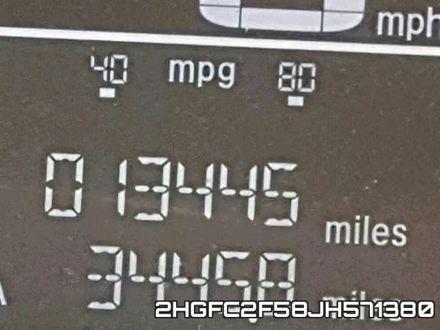 2HGFC2F58JH571380 фото 9