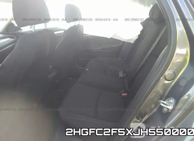 2HGFC2F5XJH550000 фото 9